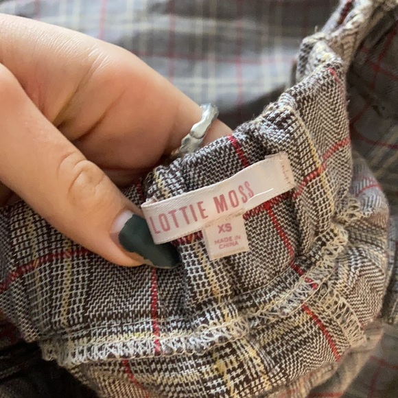 Vintage style highwaisted plaid pants - Picture 4 of 4